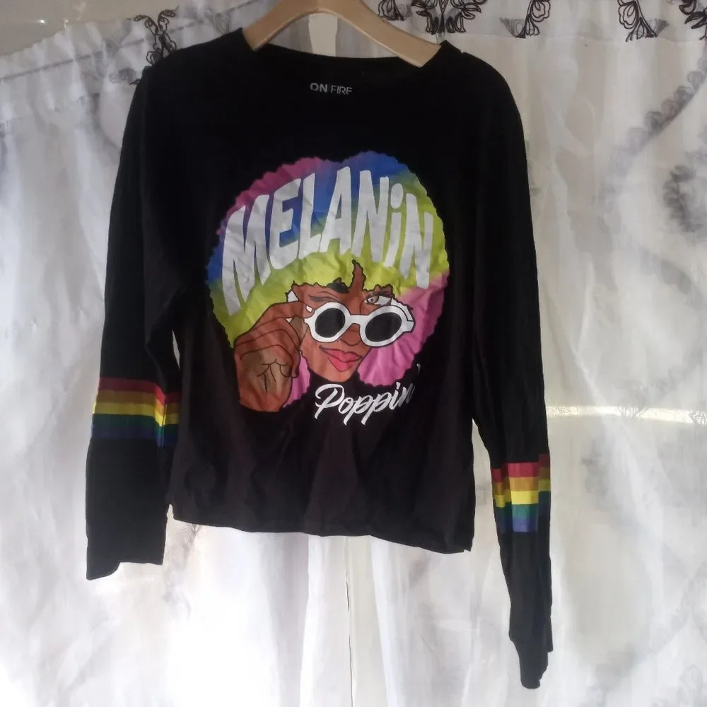 On fire t shirt size large (15)